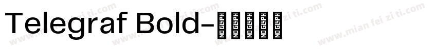 Telegraf Bold字体转换